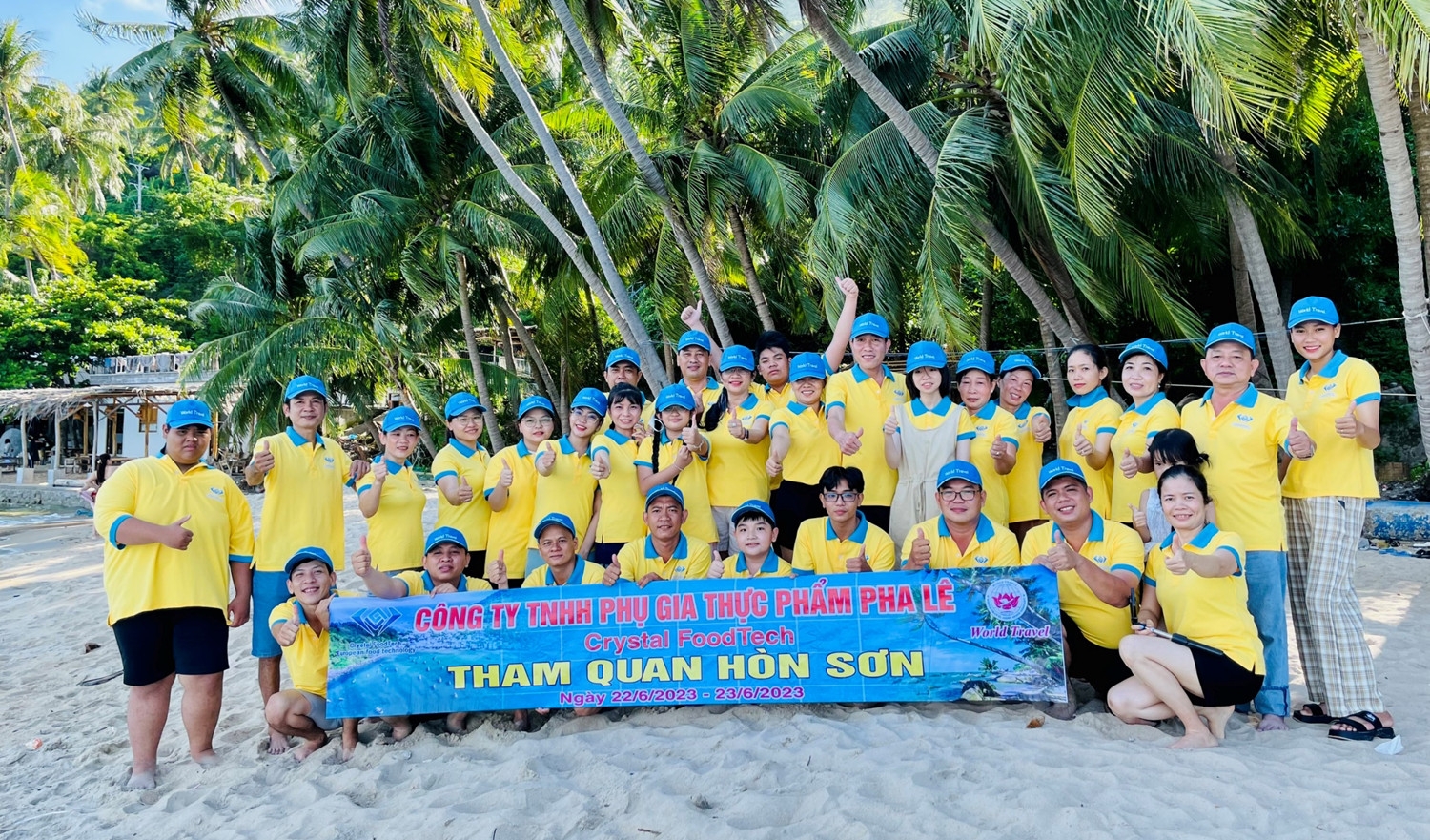 CRYSTAL FOODTECH ORGANIZES SUMMER VACATION FROM 22-23/06/2023 IN HON SON RAI